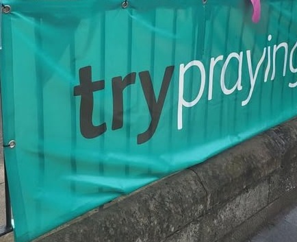 try praying